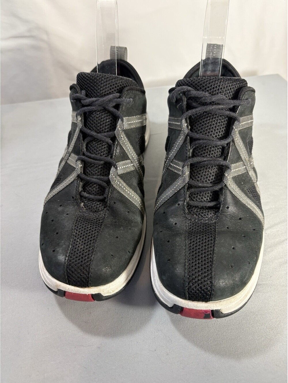 Cole Haan NikeAir Women’s Black Leather Mesh Comfort Sneakers Shoes 7.5 B